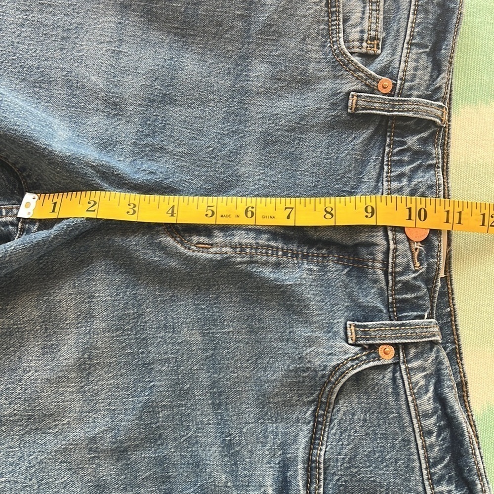 Universal Thread Goods Co High Rise Vintage Bermuda Cutoff Denim Shorts 4 - Picture 12 of 13
